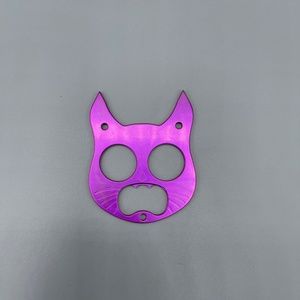 Pink Cat Keychain EDC Gear Safety Cat Bottle Opener Keychain